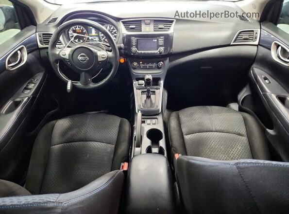 3N1AB7AP4HY209068 2017 NISSAN SENTRA Black Widok deski rozdzielczej