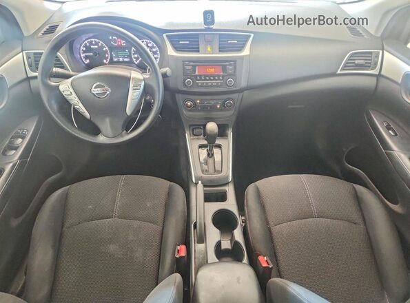 3N1AB7AP4HY212925 2017 NISSAN SENTRA Silver Առջևի վահանակի տեսք