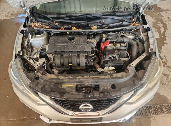 3N1AB7AP4HY212925 2017 NISSAN SENTRA Silver Սալոնի հետևի տեսք