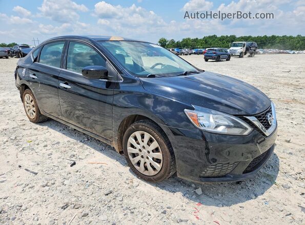 3N1AB7AP4HY219521 2017 NISSAN SENTRA Black Delantero derecho