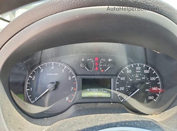 3N1AB7AP4HY219521 2017 NISSAN SENTRA Black Vista del cuadro de instrumentos