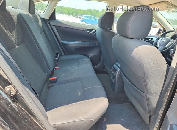 3N1AB7AP4HY219521 2017 NISSAN SENTRA Black Vista de los asientos traseros
