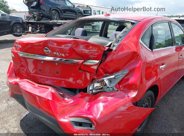 3N1AB7AP4HY222872 2017 NISSAN SENTRA Красный Вид спереди