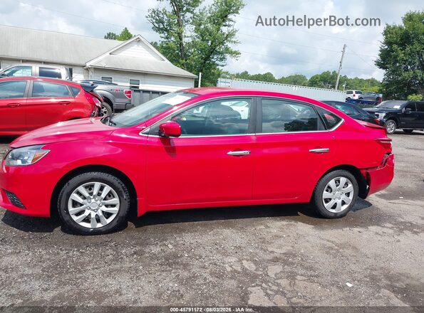 3N1AB7AP4HY222872 2017 NISSAN SENTRA Красный Панорамный вид салона 360°