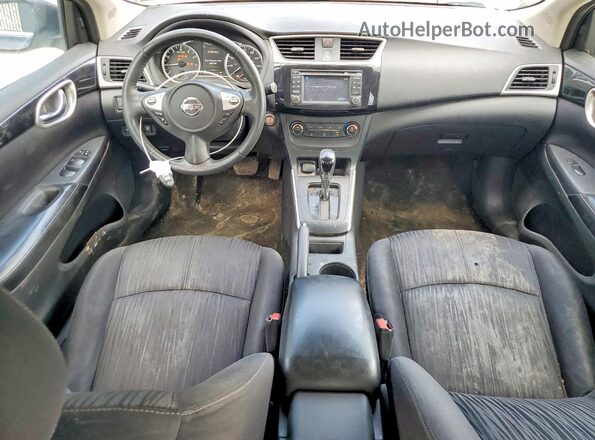 3N1AB7AP4HY238604 2017 NISSAN SENTRA Blue Widok deski rozdzielczej