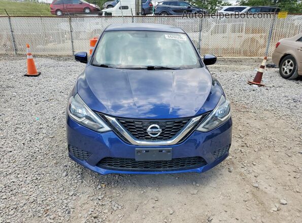 3N1AB7AP4HY238604 2017 NISSAN SENTRA Blue Widok z przodu