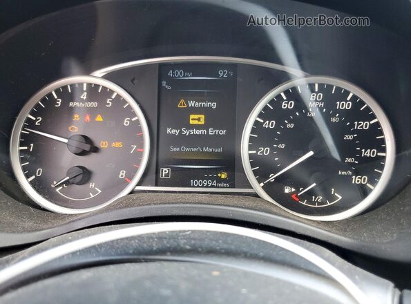 3N1AB7AP4HY238604 2017 NISSAN SENTRA Blue Widok zestawu wskaźników