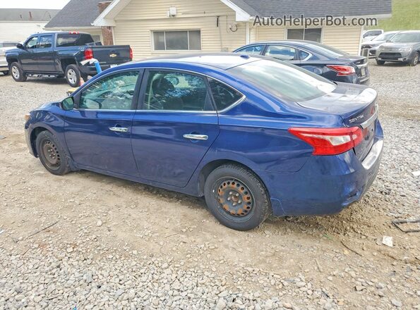 3N1AB7AP4HY238604 2017 NISSAN SENTRA Blue Tył lewy