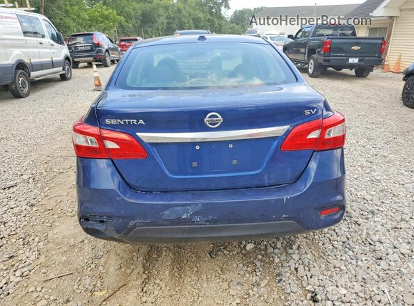 3N1AB7AP4HY238604 2017 NISSAN SENTRA Blue Widok z tyłu