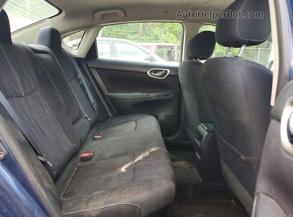 3N1AB7AP4HY238604 2017 NISSAN SENTRA Blue Widok tylnych siedzeń