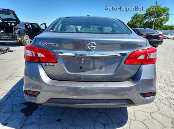 3N1AB7AP4HY240319 2017 NISSAN SENTRA Gray Հետևի տեսք