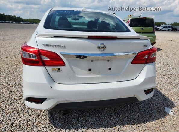 3N1AB7AP4HY255225 2017 NISSAN SENTRA White Widok z tyłu
