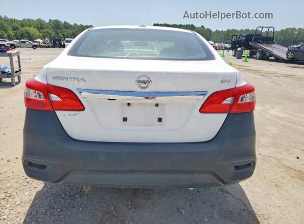 3N1AB7AP4HY262031 2017 NISSAN SENTRA Белый Вид сзади