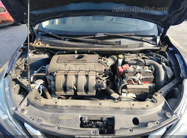 3N1AB7AP4HY265589 2017 NISSAN SENTRA Синий Вид сзади