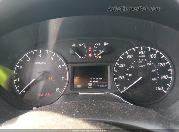 3N1AB7AP4HY265589 2017 NISSAN SENTRA Синий Вид задних сидений