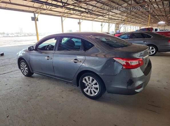 3N1AB7AP4HY267570 2017 NISSAN SENTRA Gray Rear left