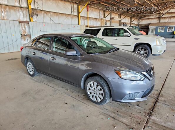 3N1AB7AP4HY267570 2017 NISSAN SENTRA Gray Front right