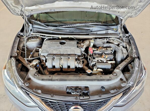 3N1AB7AP4HY267570 2017 NISSAN SENTRA Gray Rear interior view