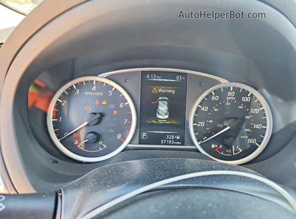 3N1AB7AP4HY280237 2017 NISSAN SENTRA White Widok zestawu wskaźników