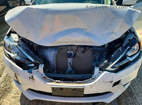 3N1AB7AP4HY280237 2017 NISSAN SENTRA White Widok wnętrza z tyłu