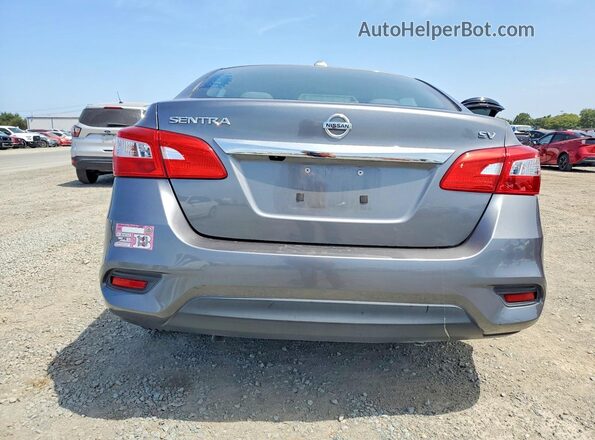 3N1AB7AP4HY280402 2017 NISSAN SENTRA Gray Widok z tyłu
