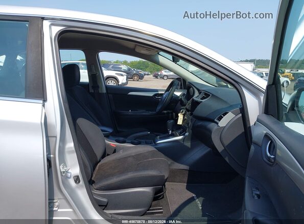 3N1AB7AP4HY314354 2017 NISSAN SENTRA Silver წინა სალონის ხედი