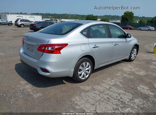 3N1AB7AP4HY314354 2017 NISSAN SENTRA Silver უკანა მარჯვენა