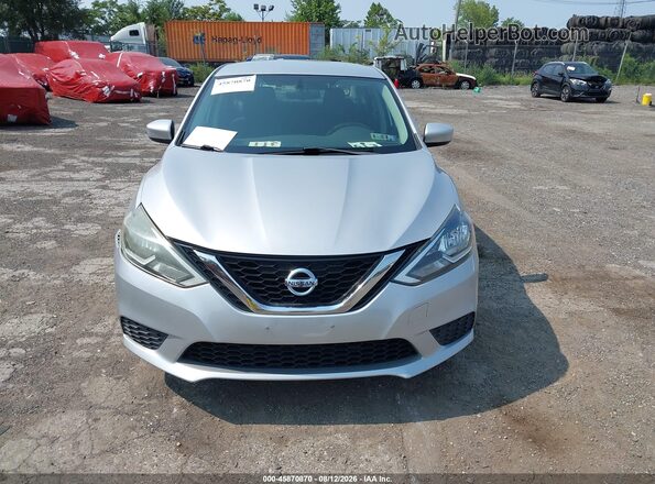 3N1AB7AP4HY314354 2017 NISSAN SENTRA Silver წინა ხედი
