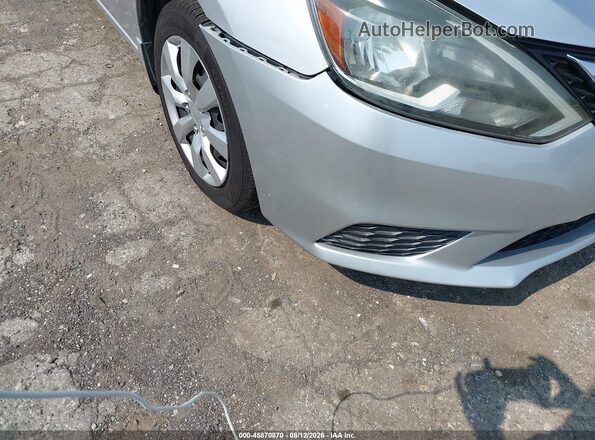 3N1AB7AP4HY314354 2017 NISSAN SENTRA Silver ხელსაწყოთა პანელის ხედი