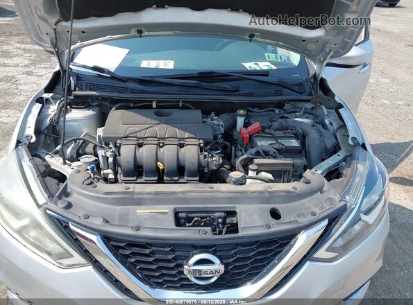 3N1AB7AP4HY314354 2017 NISSAN SENTRA Silver უკანა ხედი