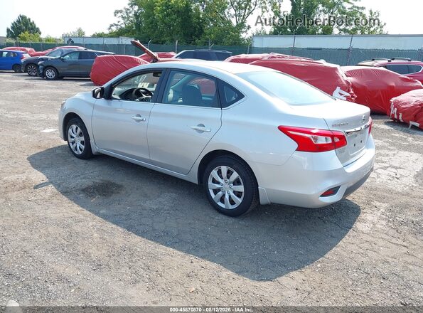 3N1AB7AP4HY314354 2017 NISSAN SENTRA Silver უკანა მარცხენა