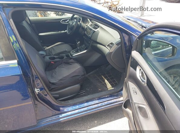 3N1AB7AP4HY326116 2017 NISSAN SENTRA Blue Widok wnętrza z przodu
