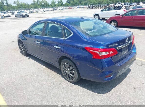 3N1AB7AP4HY326116 2017 NISSAN SENTRA Blue Tył lewy