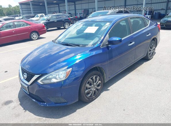 3N1AB7AP4HY326116 2017 NISSAN SENTRA Blue Przód lewy