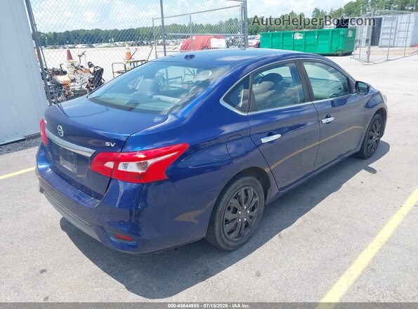 3N1AB7AP4HY326116 2017 NISSAN SENTRA Blue Tył prawy