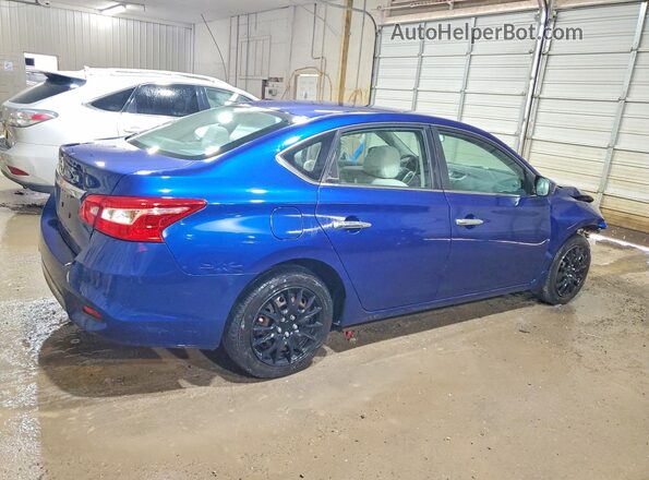 3N1AB7AP4HY343739 2017 NISSAN SENTRA Blue Rear right