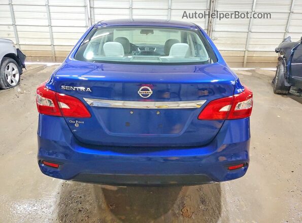 3N1AB7AP4HY343739 2017 NISSAN SENTRA Blue Rear view