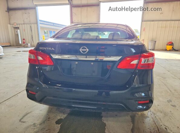 3N1AB7AP4HY348651 2017 NISSAN SENTRA Черный Вид сзади