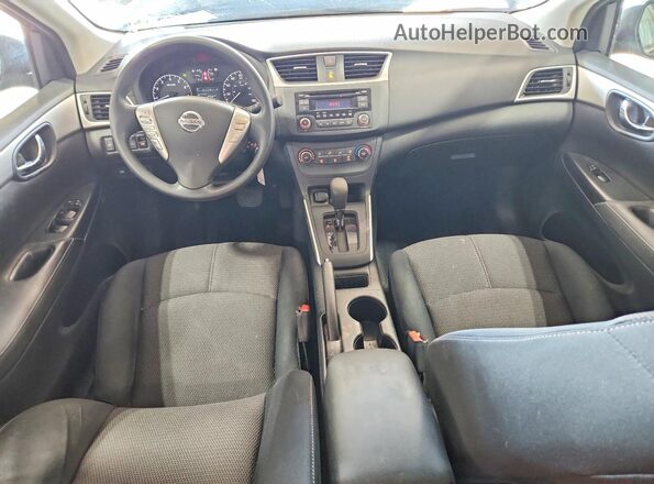 3N1AB7AP4HY348651 2017 NISSAN SENTRA Черный Вид панели приборов