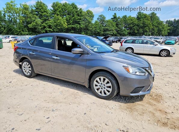 3N1AB7AP4HY368558 2017 NISSAN SENTRA Серый Передняя правая четверть
