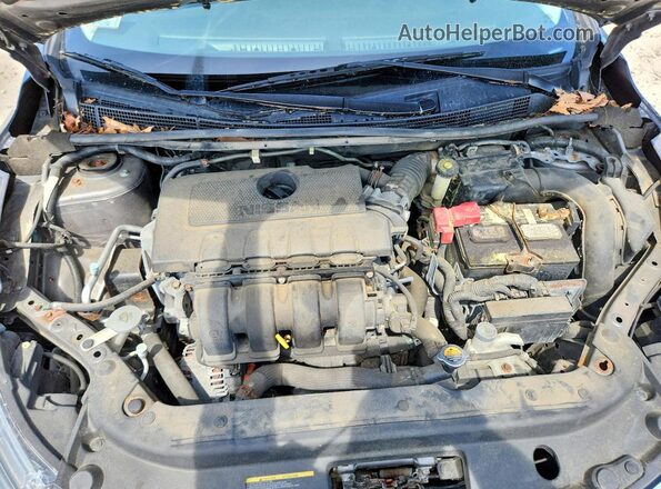 3N1AB7AP4HY368558 2017 NISSAN SENTRA Серый Вид задней части салона
