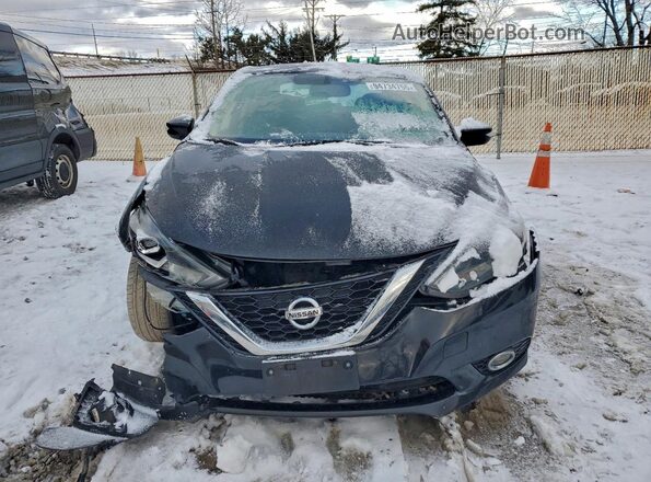 3N1AB7AP4HY369581 2017 NISSAN SENTRA Black Vista de la etiqueta del VIN