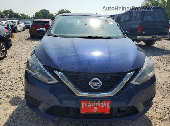 3N1AB7AP4JL620120 2018 NISSAN SENTRA Синий Вид спереди
