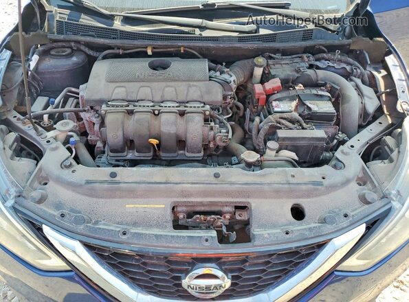 3N1AB7AP4JL620120 2018 NISSAN SENTRA Синий Вид задней части салона