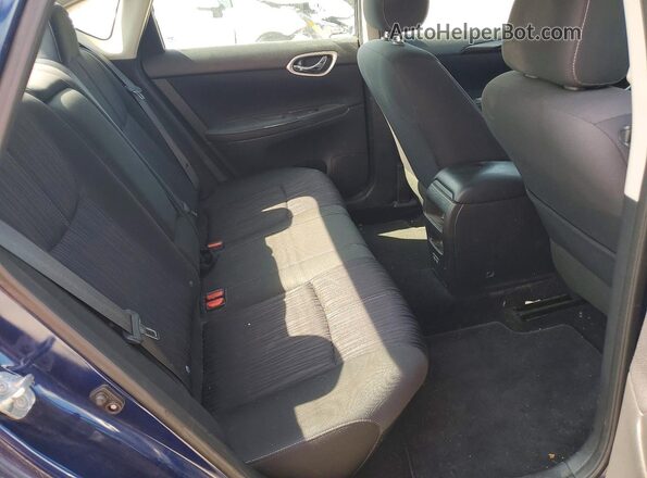 3N1AB7AP4JL620120 2018 NISSAN SENTRA Синий Вид задних сидений