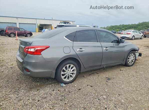 3N1AB7AP4JL624264 2018 NISSAN SENTRA Gray Trasero derecho