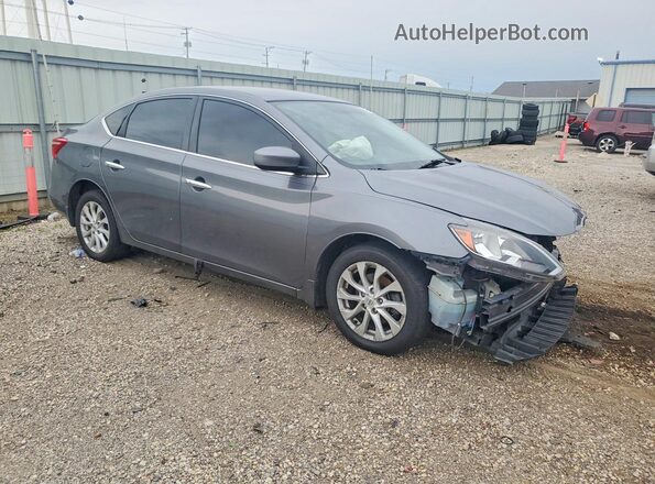 3N1AB7AP4JL624264 2018 NISSAN SENTRA Gray Delantero derecho