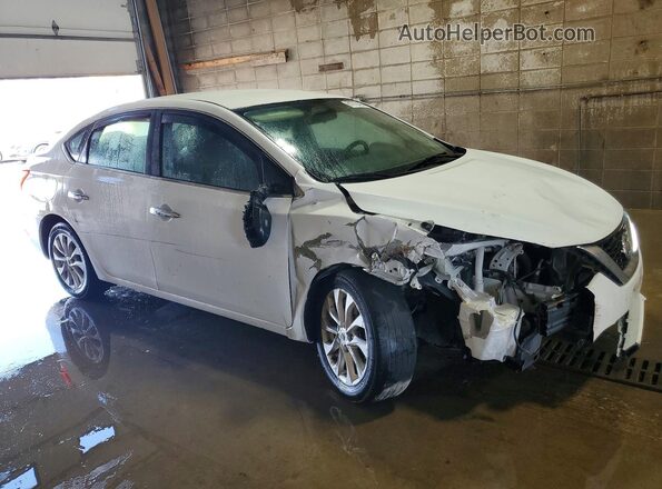 3N1AB7AP4JL658981 2018 NISSAN SENTRA White Przód prawy