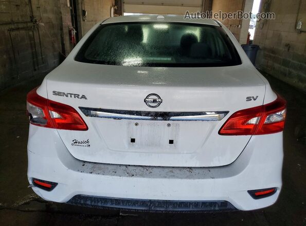 3N1AB7AP4JL658981 2018 NISSAN SENTRA White Widok z tyłu