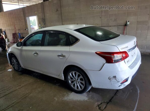 3N1AB7AP4JL658981 2018 NISSAN SENTRA White Tył lewy